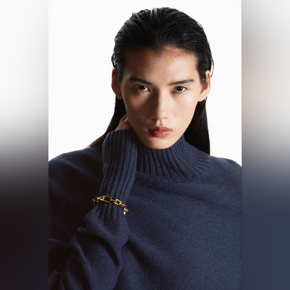 COS Wool Longline Knitted Dress - Picture 2 of 5